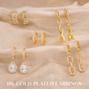 18K Gold Plated Earrings
