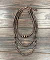 Handmade Rondelle Copper Navajo Bead Necklace