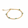 18K Gold Emerald Serpent Set